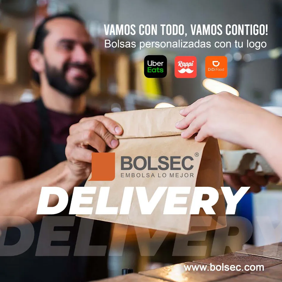 bolsa de papel kraft para delivery
